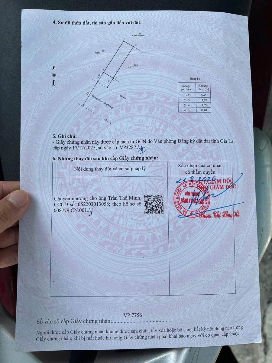 Bán đất mặt tiền Đinh Công Tráng 44m2, 4,5 tỷ - Ảnh 1