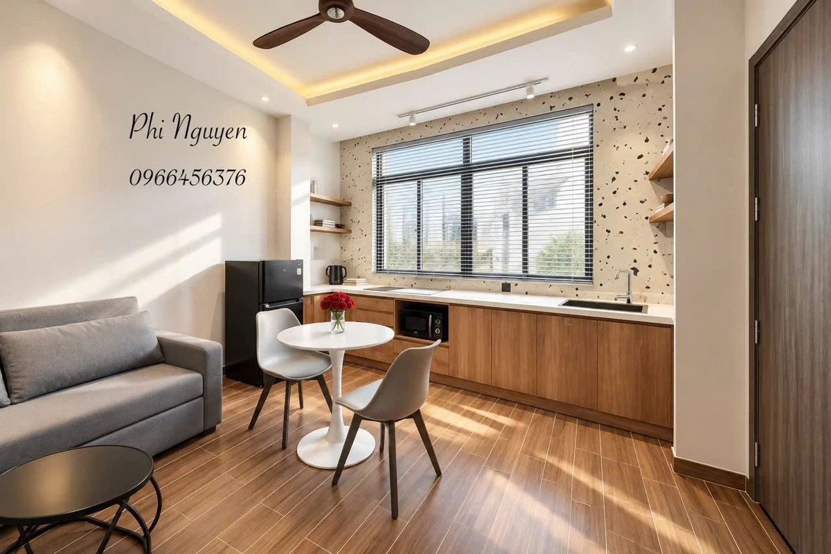 Cho thuê căn hộ 1PN full nội thất 55m² gần ĐH Đà Lạt, 9,5tr/tháng - Ảnh 1