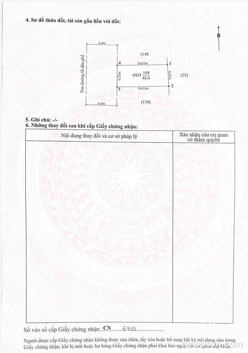 Bán lô đất 48.4m2 mặt tiền Thể Nhân, Hải Phòng, giá 1.1 tỷ - Ảnh thu nhỏ 2