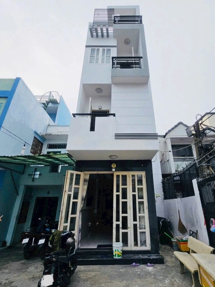 Bán nhà 4 tầng 81m2, 4PN Phan Văn Trị, Bình Thạnh - Ảnh 1
