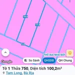 Bán đất 100% thổ cư Hòa Long Bà Rịa 102.6m² giá 1 tỷ - Ảnh thu nhỏ 2