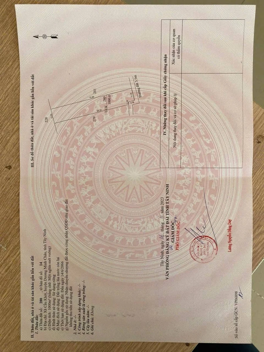 Bán đất cây hàng năm xã Cầu Khởi, Tây Ninh giá 270 triệu - Ảnh thu nhỏ 2