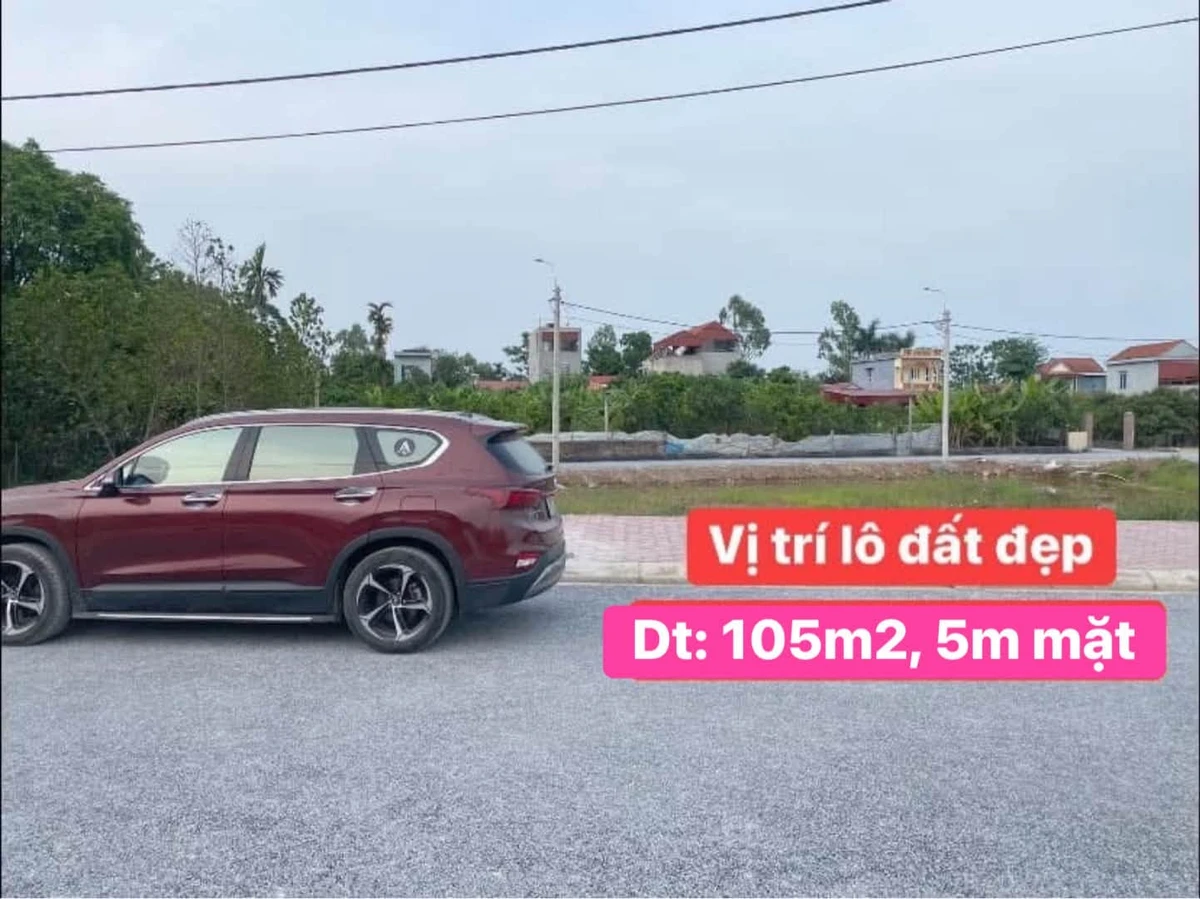 Bán đất 105m² mặt tiền 5m khu VSIP Hà Nam 1,56 tỷ - Ảnh 1