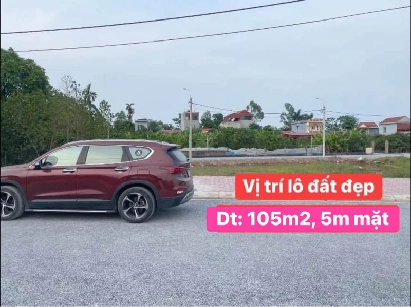 Bán đất 105m² mặt tiền 5m khu VSIP Hà Nam 1,56 tỷ
