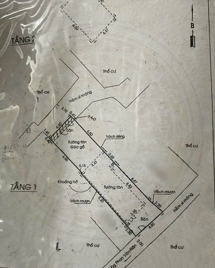 Bán nhà 2 tầng Phan Văn Hân, Phường 17, Bình Thạnh - Ảnh 1