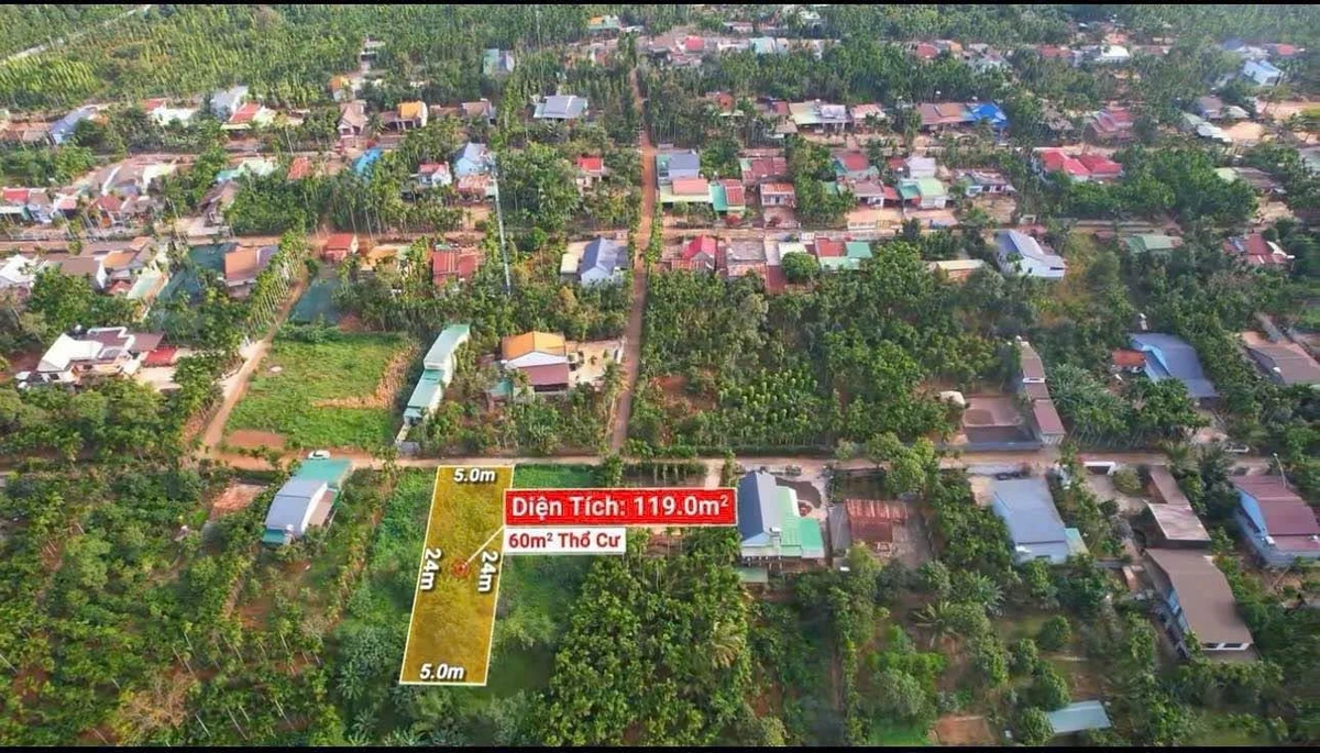Bán đất nền 120m² giá 540 triệu tại Ea Tiêu, Đắk Lắk - Ảnh 1