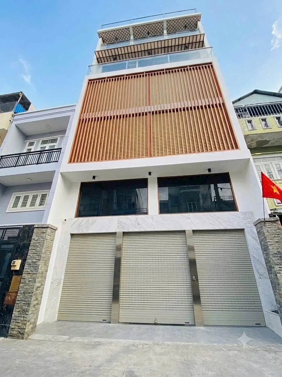 Bán nhà 6 tầng 8x14m có thang máy hẻm xe hơi 6m Bình Hưng Hòa, Bình Tân giá 12,9 tỷ - Ảnh 1