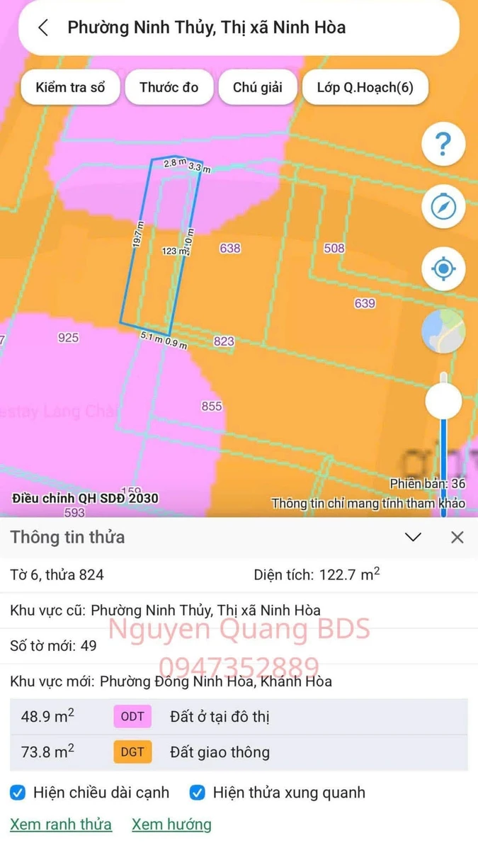 Bán lô đất 128m2 Dốc Lết, Khánh Hòa - Ảnh thu nhỏ 2