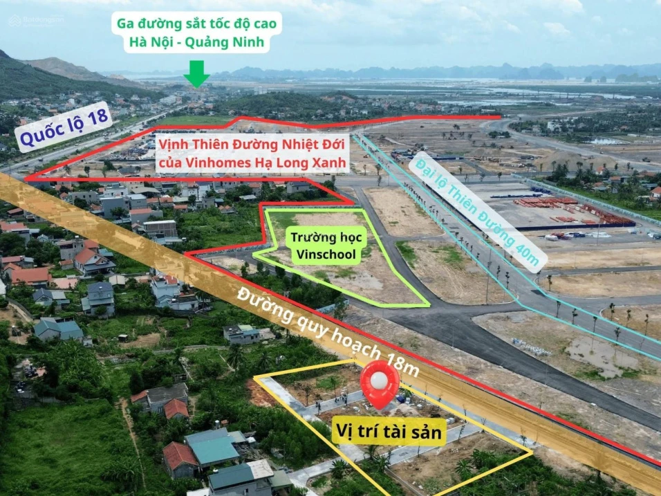 Đất nền giá tốt, thích hợp để ở, cho thuê kinh doanh, lõi trung tâm Hạ Long Xanh - Ảnh 1