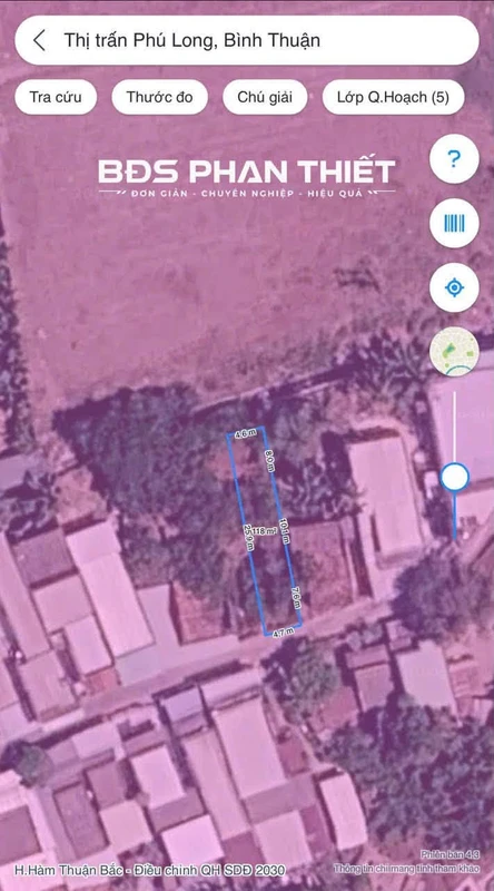 Bán đất thổ cư Hàm Thắng, Lâm Đồng, 115m2, 666 triệu