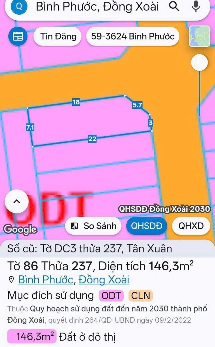 Bán lô góc 2 mặt tiền Tân Xuân 154m² 800tr - Ảnh thu nhỏ 3