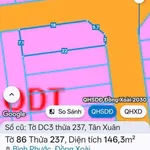 Bán lô góc 2 mặt tiền Tân Xuân 154m² 800tr - Ảnh thu nhỏ 3