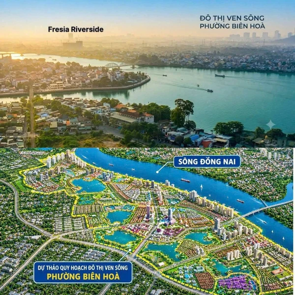 Bán căn hộ 2PN 51,5m² tại Fresia Riverside, Đồng Nai
