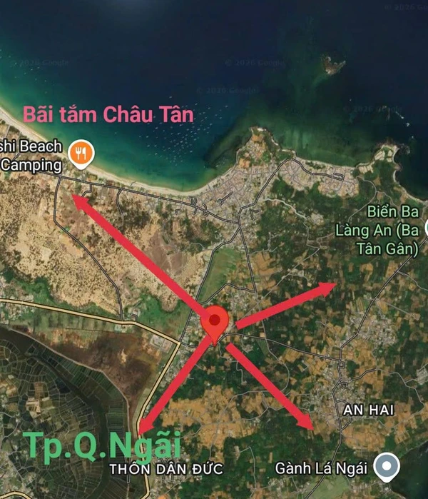 Bán đất ven biển Quảng Ngãi 102m2, giá 470 triệu