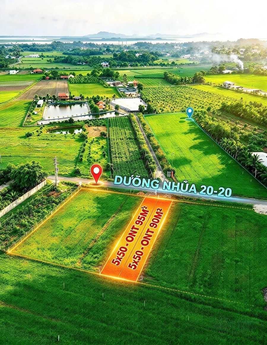 Bán đất nền 95m² Tây Ninh 439 triệu - Ảnh 1