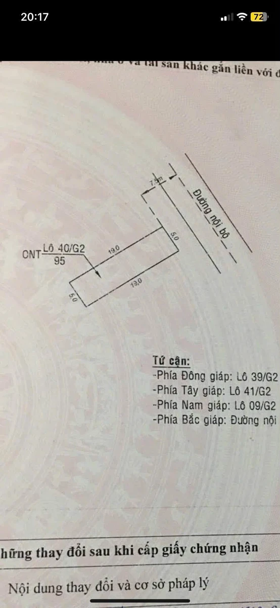 Bán đất 95m² Khu Tái Định Cư Hàm Liêm Nhà Bè 1,35 tỷ - Ảnh thu nhỏ 4