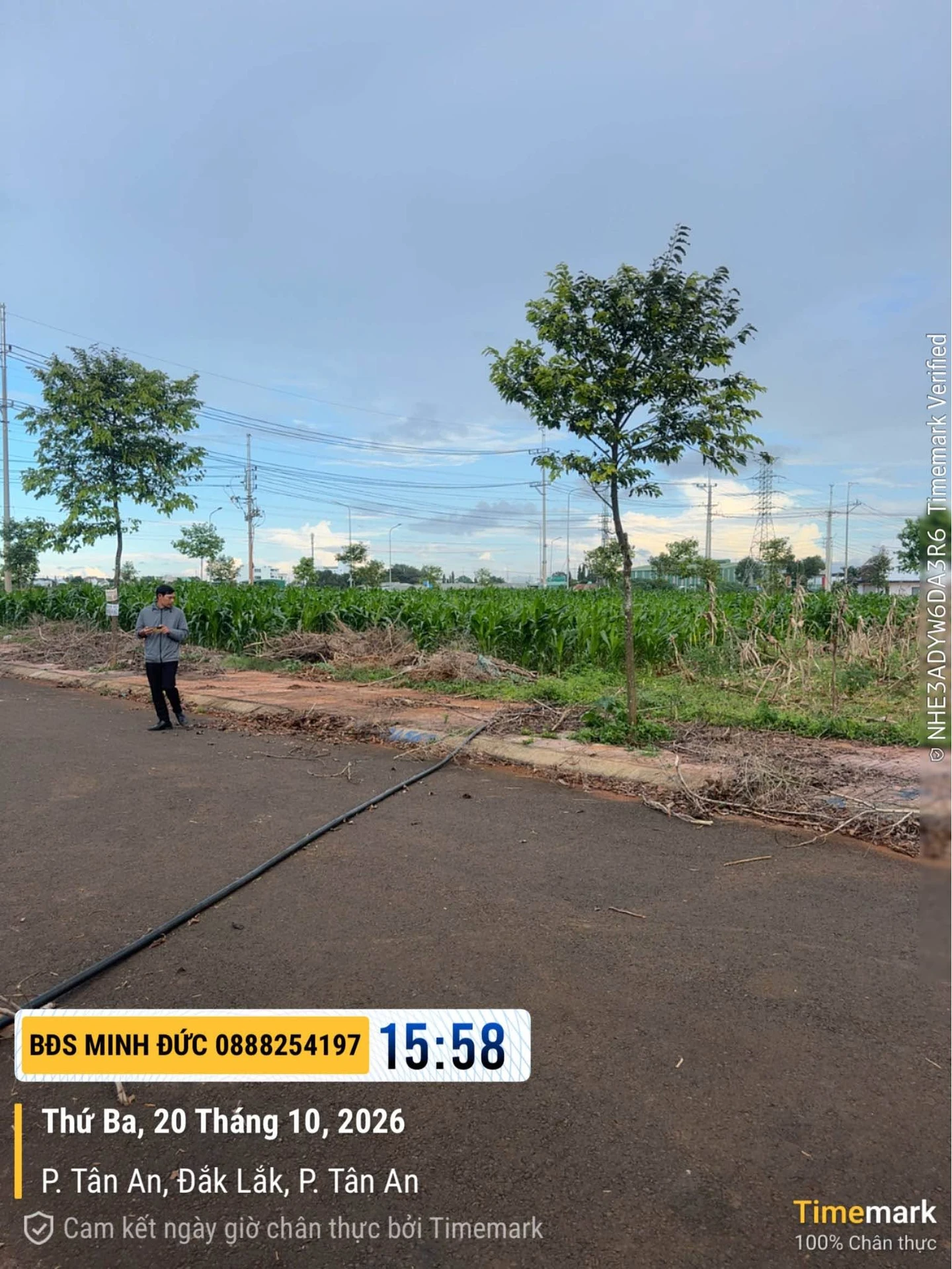 Bán cặp đất 132m² view hoa viên Tân An, Bình Minh 3,4 tỷ - Ảnh 1