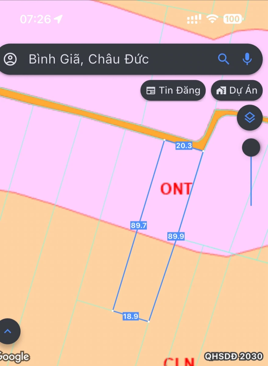 Bán đất Bình Giã 1.783m2, mặt tiền 20m - Ảnh thu nhỏ 4