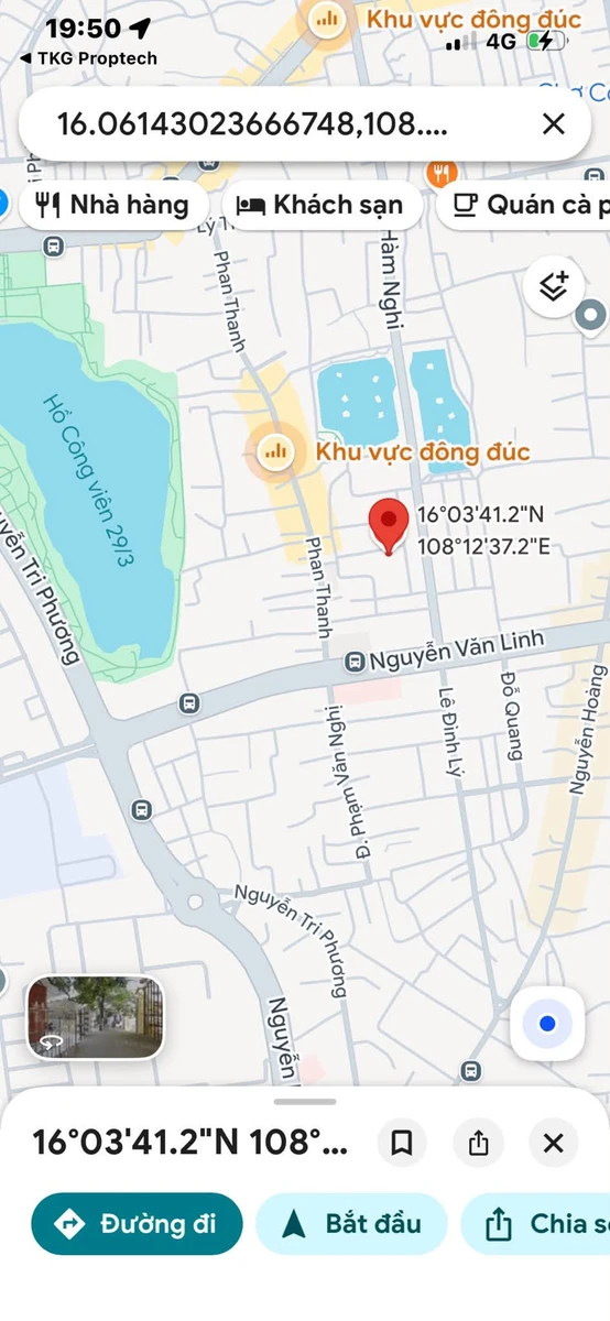 Bán đất Thanh Khê Phan Thanh 80m² gần Hồ Hàm Nghi 3 tỷ - Ảnh thu nhỏ 2