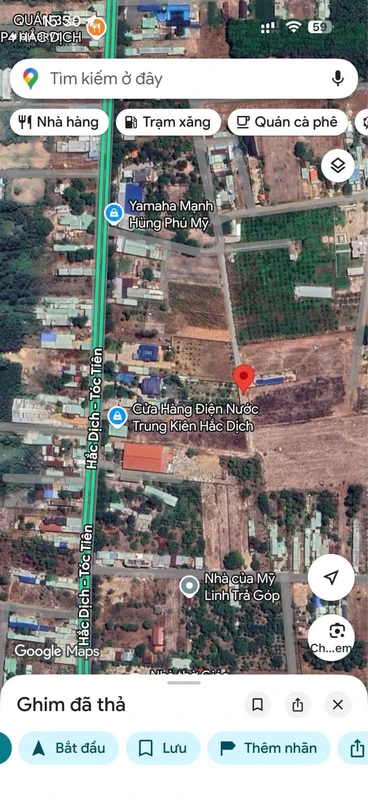 Bán đất 500m2 khu phố 4 Hắc Dịch, Bà Rịa - Vũng Tàu 1.6 tỷ
