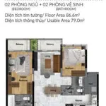 Celadon City 2PN 2WC | Giá tốt | Diamond Centery 86,6m2 7,8 tỷ all-in | Thanh toán giãn - Ảnh thu nhỏ 26
