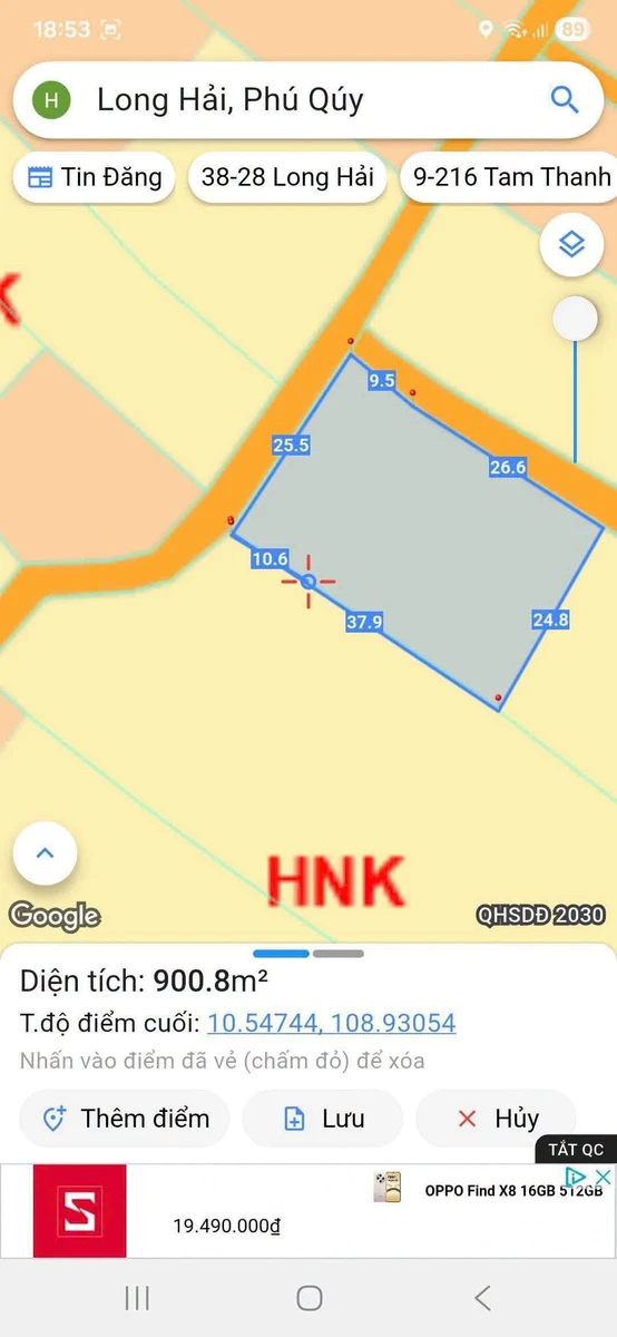 Bán đất Đảo Phú Quý 900m2 hai mặt đường 450 triệu - Ảnh thu nhỏ 2