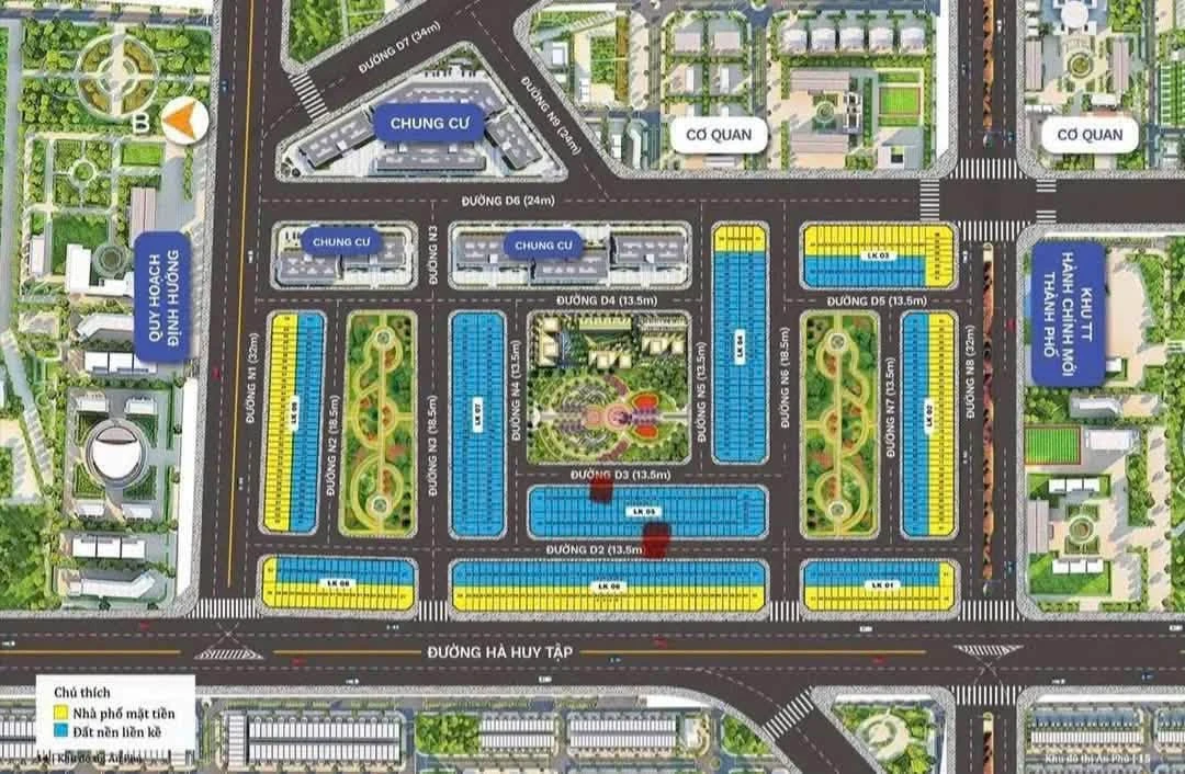 Bán đất nền Khu Đô Thị Ân Phú 100m² giá 3,75 tỷ - Ảnh thu nhỏ 3