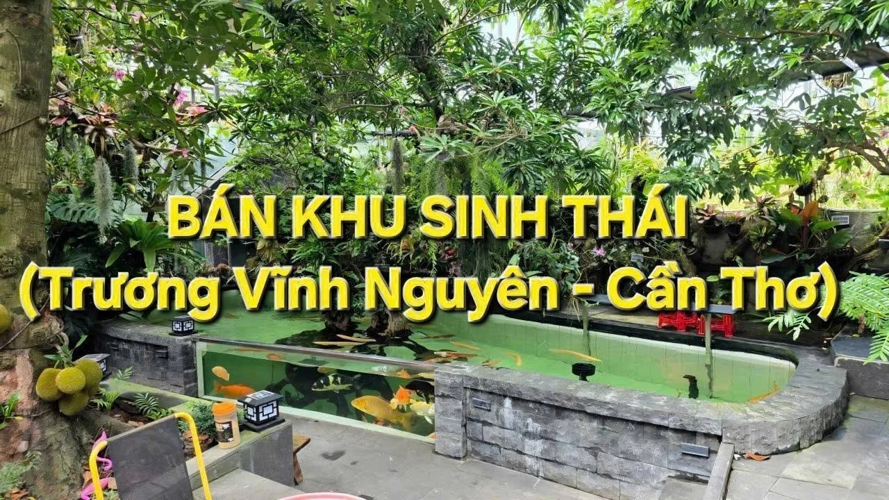 Bán khu sinh thái nghỉ dưỡng 20x110m mặt tiền Trương Vĩnh Nguyên, Cái Răng, Cần Thơ giá 33 tỷ - Ảnh 1