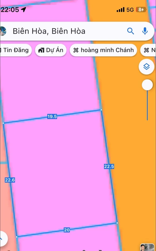 Bán lô đất biệt thự 440m2 Hòa An cũ, Biên Hòa 9.5 tỷ