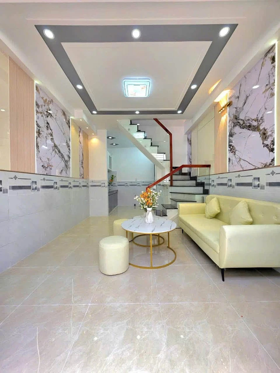 Bán nhà hẻm 3 gác 30m² 2 phòng ngủ Huỳnh Tấn Phát Nhà Bè - Ảnh thu nhỏ 4