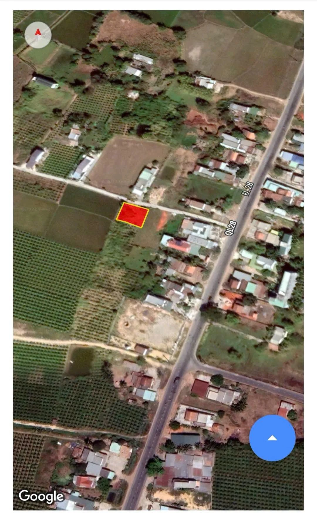 Bán đất thổ cư 408m² ngang 22m Hàm Liêm, Phan Thiết - Ảnh 1