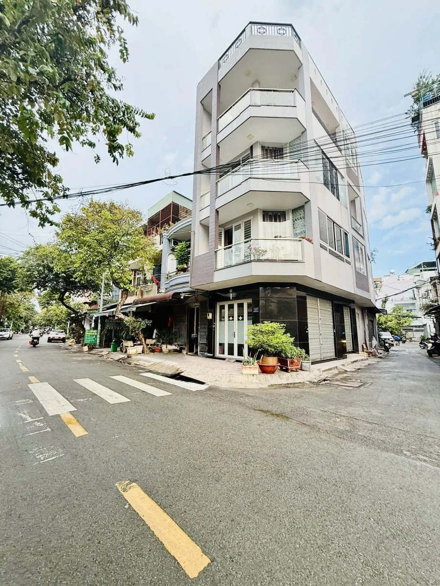 Bán nhà mặt tiền lô góc Lê Thiệt 4x12.7m, 1 trệt 3 lầu, giá 10.5 tỷ, Tân Phú - Ảnh 1