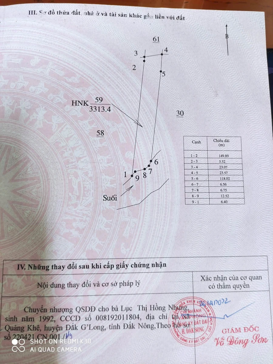 Bán 1 hecta đất Xã Thuận Hà, Bình Dương, 1 tỷ 700 triệu - Ảnh thu nhỏ 2