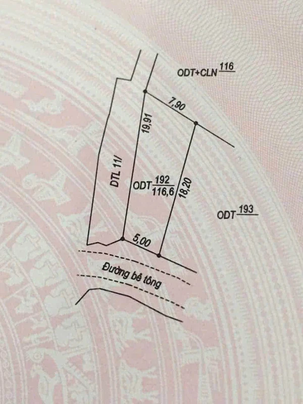 Bán lô đất Bắc Lý 95m² giá 1 tỷ Quận 12