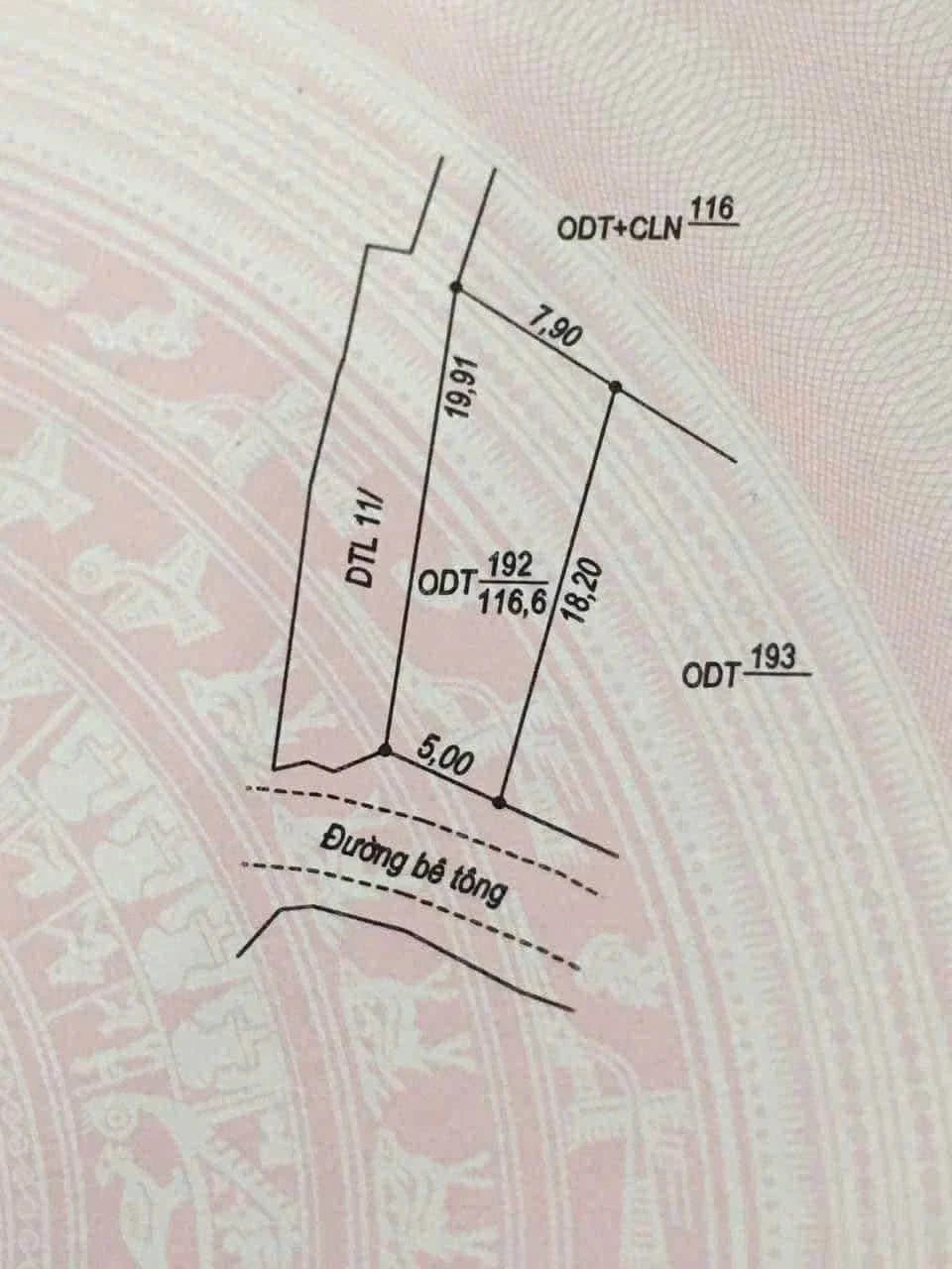 Bán lô đất Bắc Lý 95m² giá 1 tỷ Quận 12 - Ảnh 1