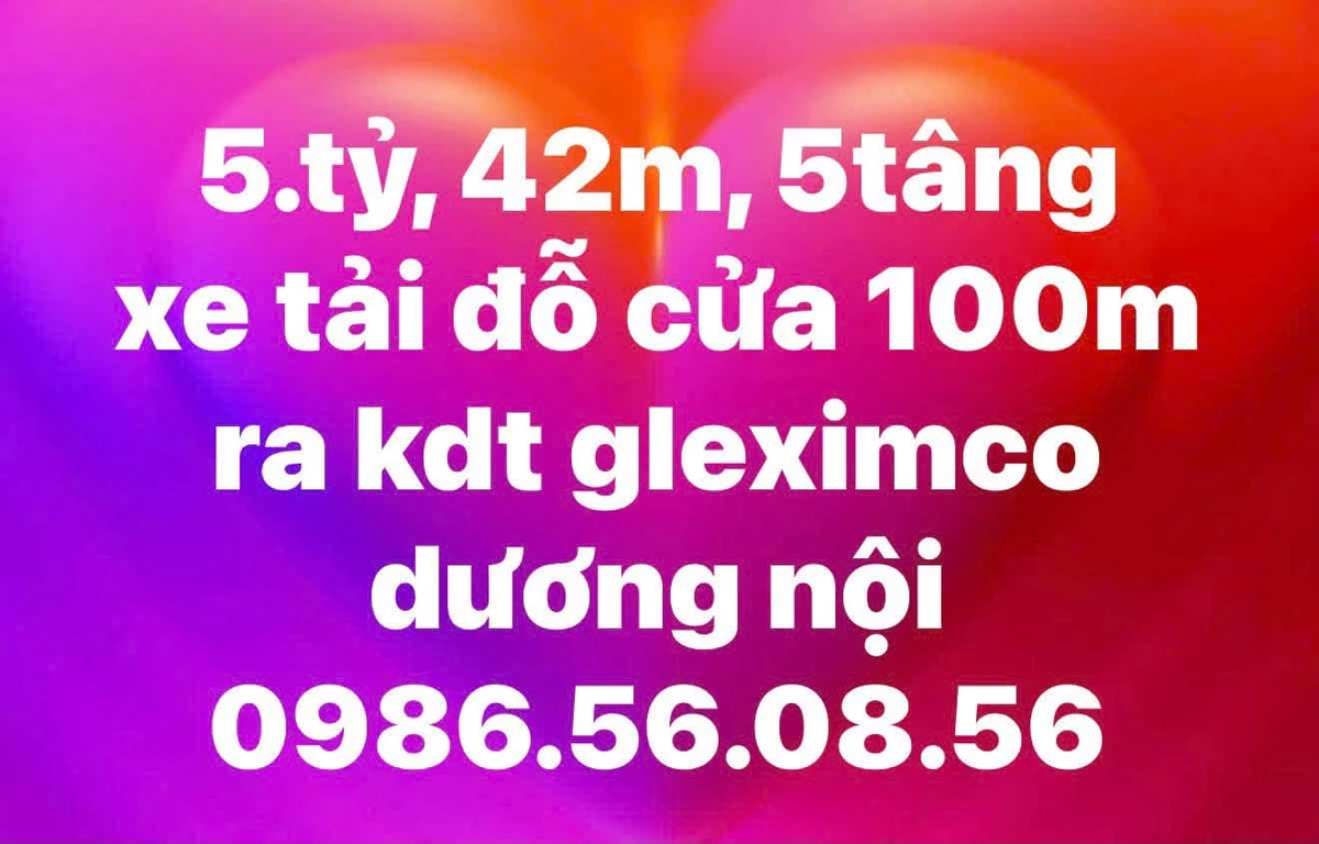 Bán nhà 42m² 5 tầng Dương Nội, 5 tỷ - Ảnh 1