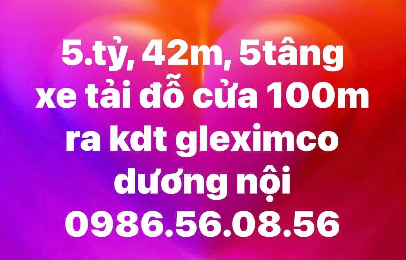 Bán nhà 42m² 5 tầng Dương Nội, 5 tỷ - Ảnh 1