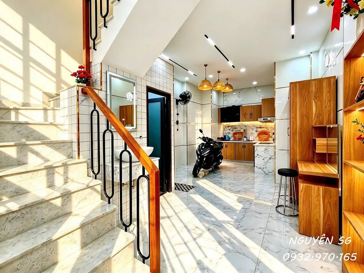 Bán nhà hẻm xe hơi 7 chỗ 2PN 44m² Đinh Tiên Hoàng, gần Cầu Bông - Ảnh thu nhỏ 5