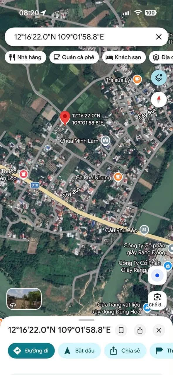 Bán lô đất Diên Lâm 75m2 gần Cầu Phú Cốc - Ảnh 1