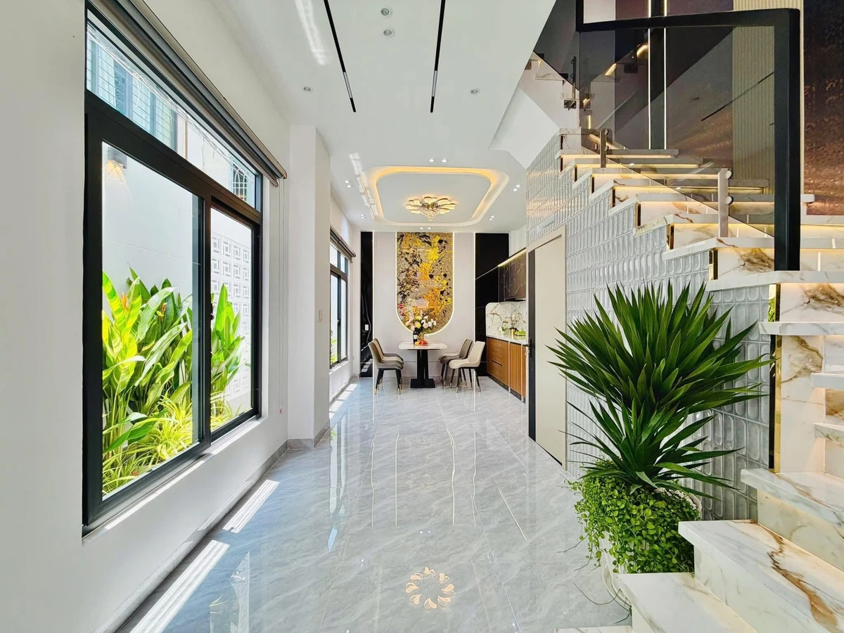 Bán nhà mới xây 4 tầng hẻm 5m Bình Thạnh 58.5m² 8 tỷ - Ảnh thu nhỏ 2