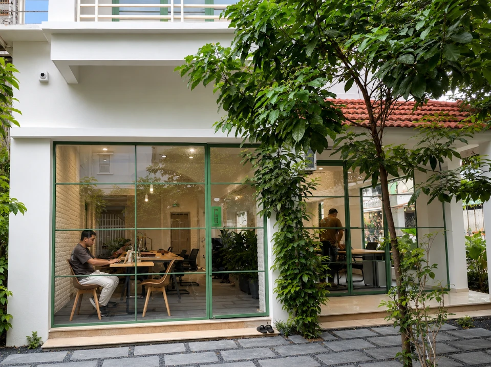 Cho thuê tòa nhà 450m² văn phòng kết hợp café Mễ Trì Hạ, Hà Nội 98tr/tháng - Ảnh thu nhỏ 3