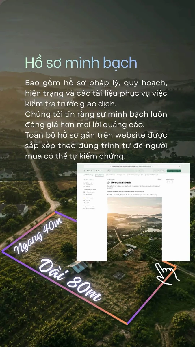 Bán đất 3.276m² Nam Ban Lâm Hà, 5,8 tỷ, sổ hồng riêng - Ảnh thu nhỏ 2
