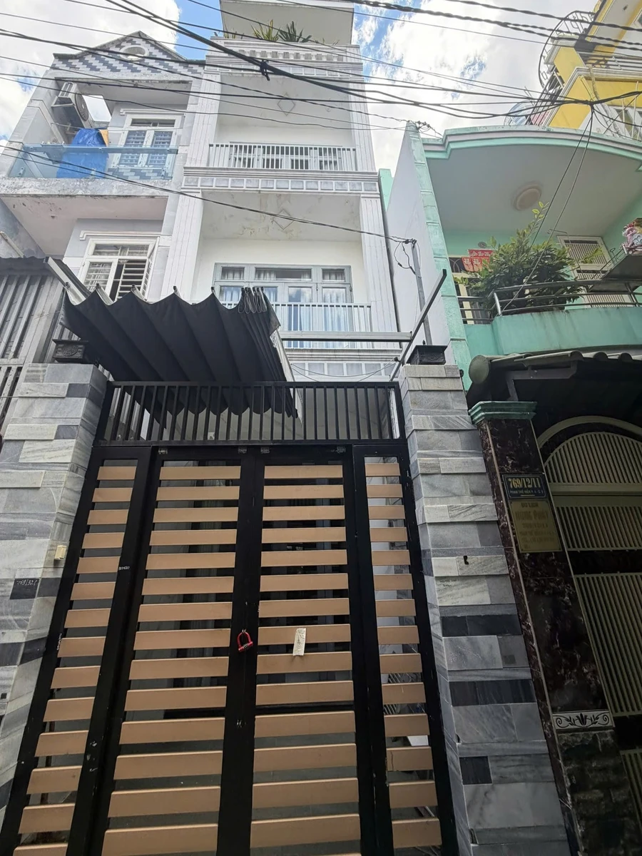 Bán nhà 4 tầng 58m2 đất, 4PN, Phạm Thế Hiển Q8 - Ảnh 1