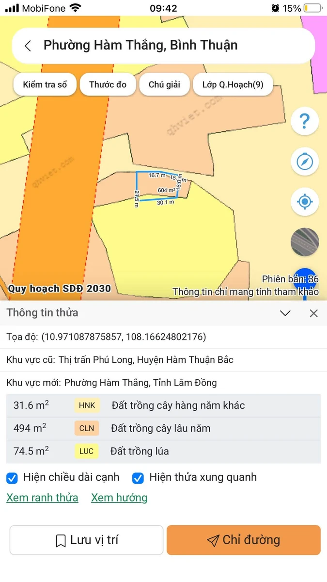 Bán đất Hàm Thắng 600m² giá 400 triệu - Ảnh thu nhỏ 4