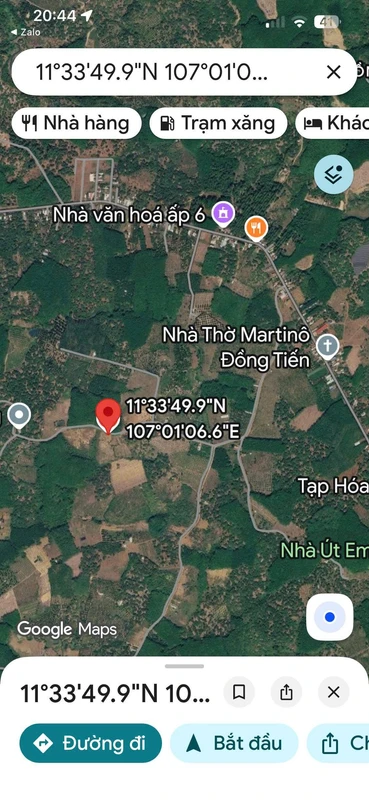 Bán đất 200m² tại Đồng Phú, Bình Phước, 120 triệu