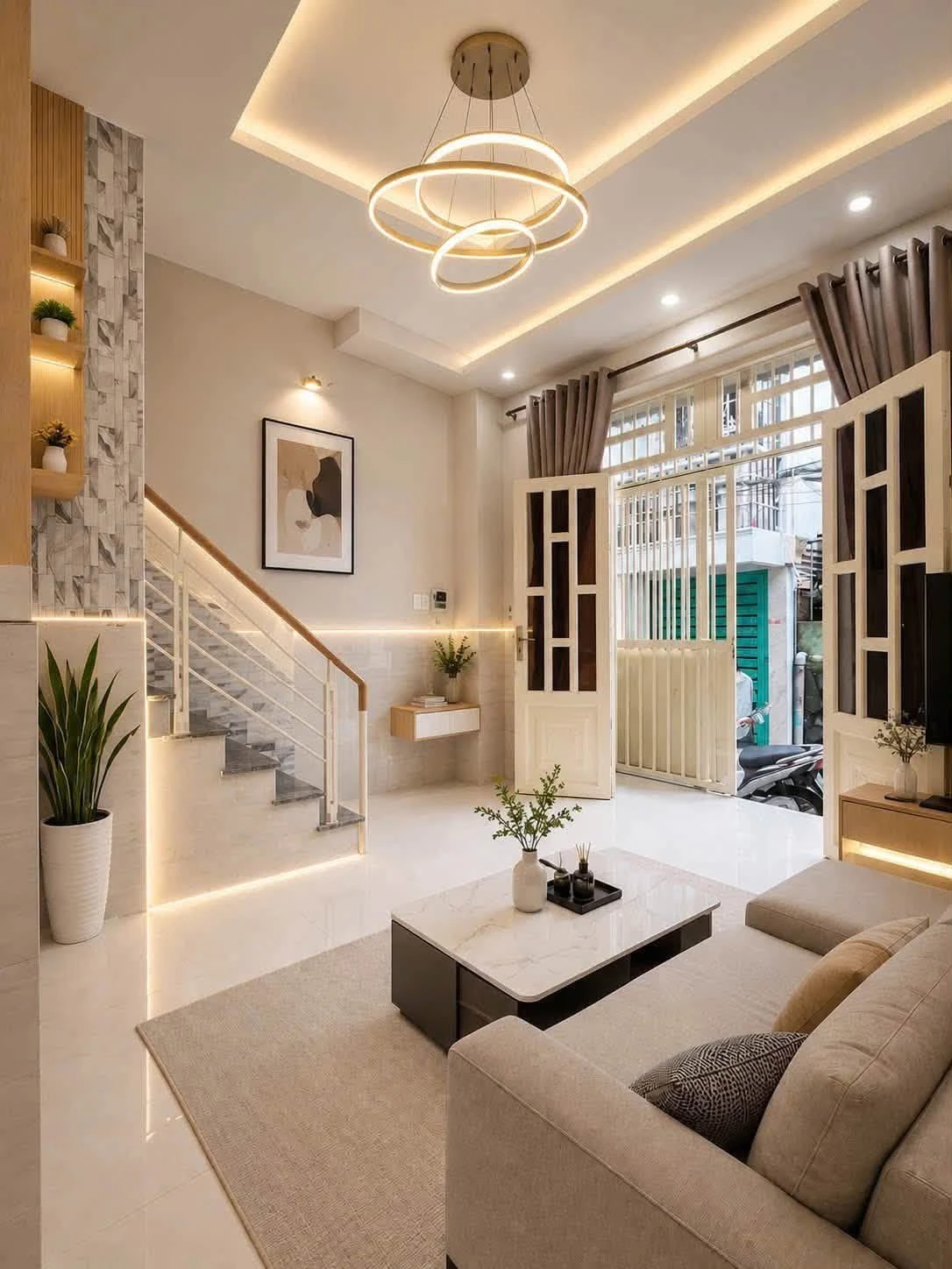 Bán nhà phố Q7 21.84m2, 3 tầng, 3.75 tỷ - Ảnh 1