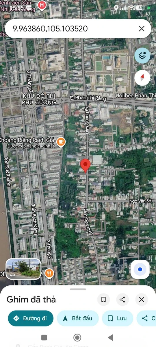 Bán đất góc hẻm 2 mặt tiền đường Lâm Quang Ky, An Hòa, Rạch Giá, 300m², 5,5 tỷ - Ảnh thu nhỏ 5