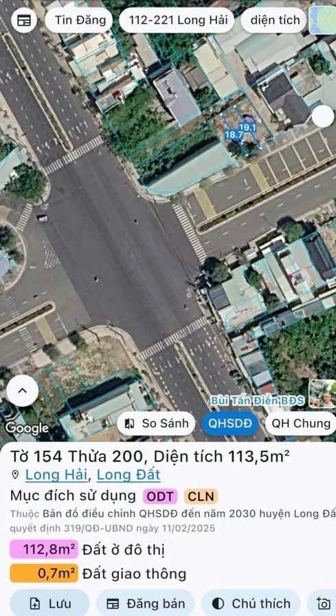 Bán đất mặt tiền Long Hải 114m2 4 tỷ 550 - Ảnh thu nhỏ 3