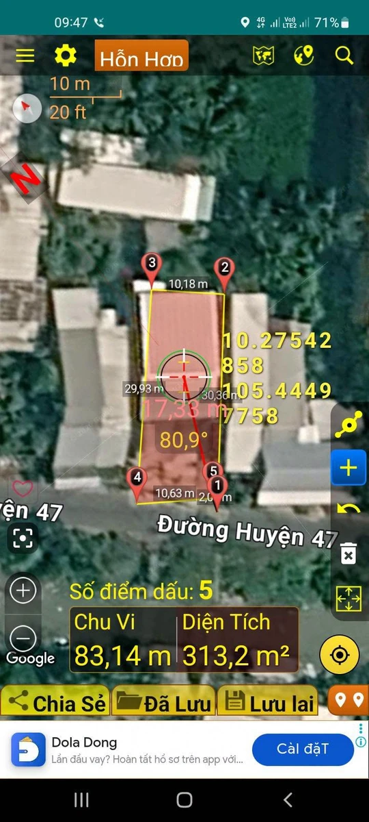Bán nền đất 119m2 Vĩnh Trinh, Cần Thơ 1 tỷ 500 triệu - Ảnh thu nhỏ 3