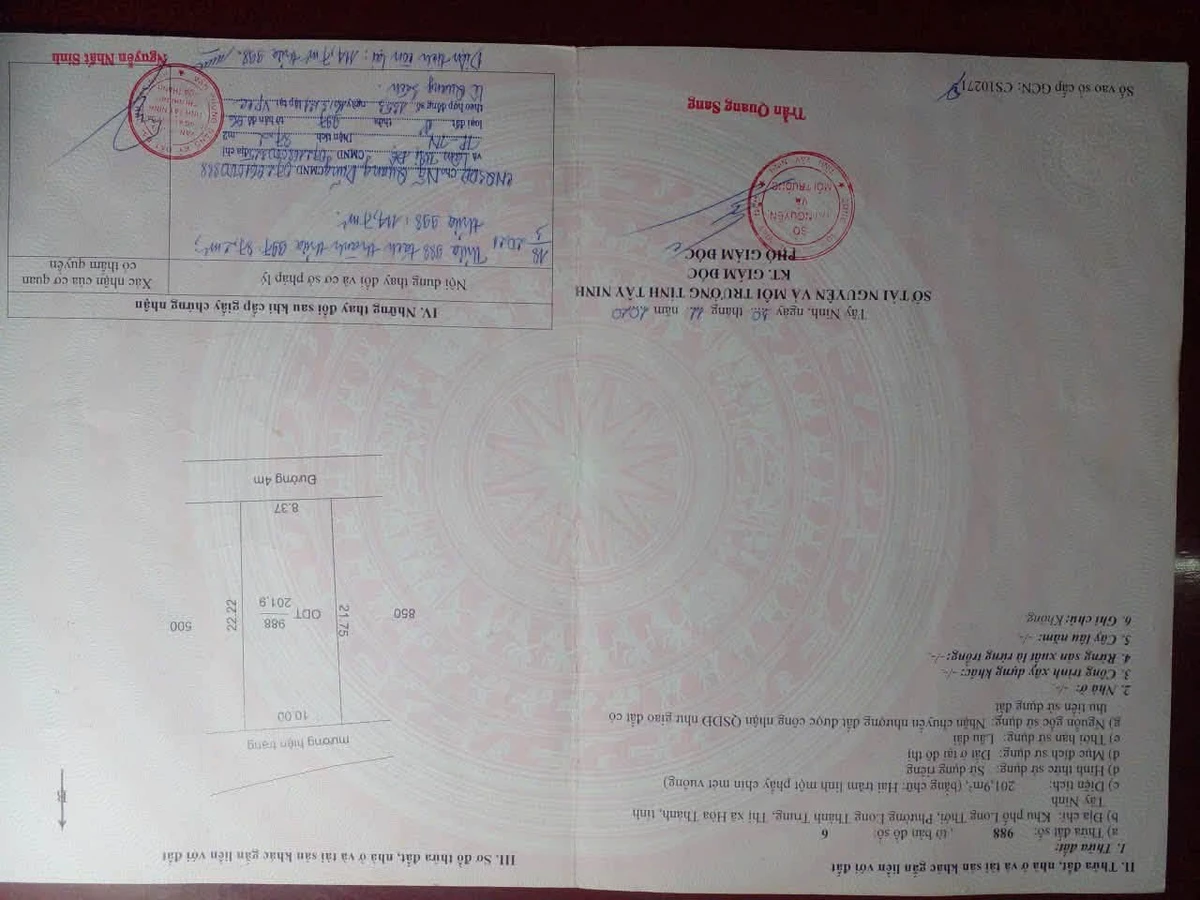 Bán đất thổ cư hẻm 61 Phạm Hùng, gần chợ Long Hoa, Hòa Thành, Tây Ninh - Ảnh thu nhỏ 2